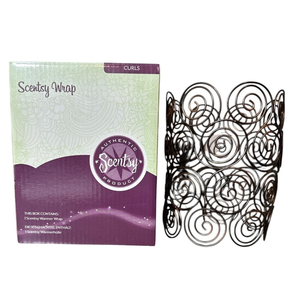 Scentsy‎ Wrap for Warmer "CURLS" Design - Wrap Only - RETIRED New In Open Box